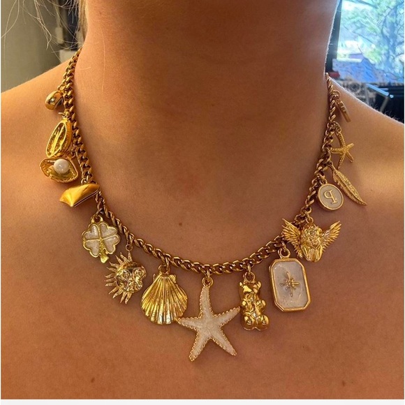 Gold Charm Necklace - Picture 3 of 3